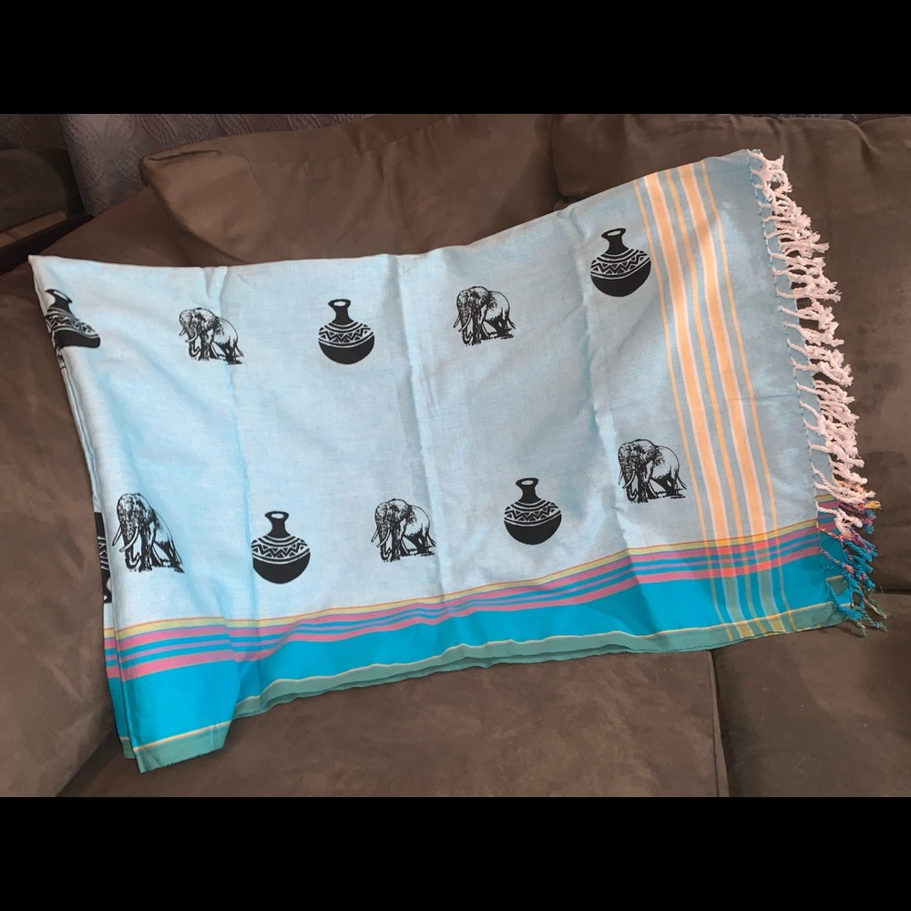 Large African Design Scarf